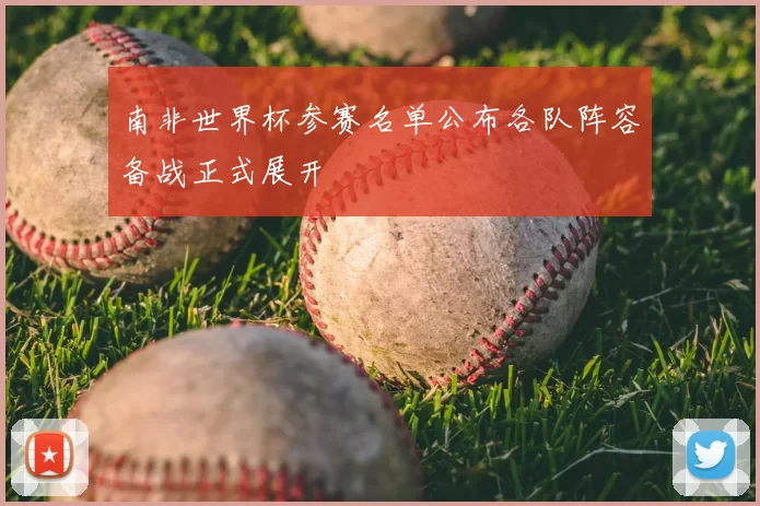 南非世界杯参赛名单公布各队阵容备战正式展开