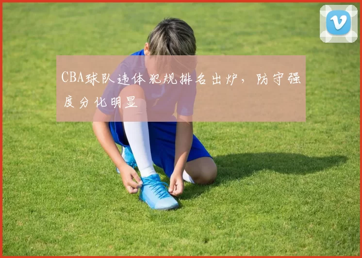 CBA球队违体犯规排名出炉，防守强度分化明显