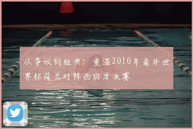 从争议到经典:重温2010年南非世界杯荷兰对阵西班牙决赛